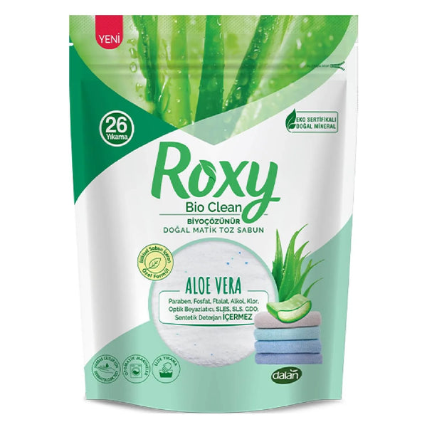 Dalan Roxy Bio Clean Matik Toz Sabun Aloe Vera 800 Gr *12