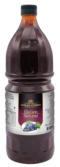 Arslan Kükrer Üzüm Sirkesi 2Lt*12 Ad