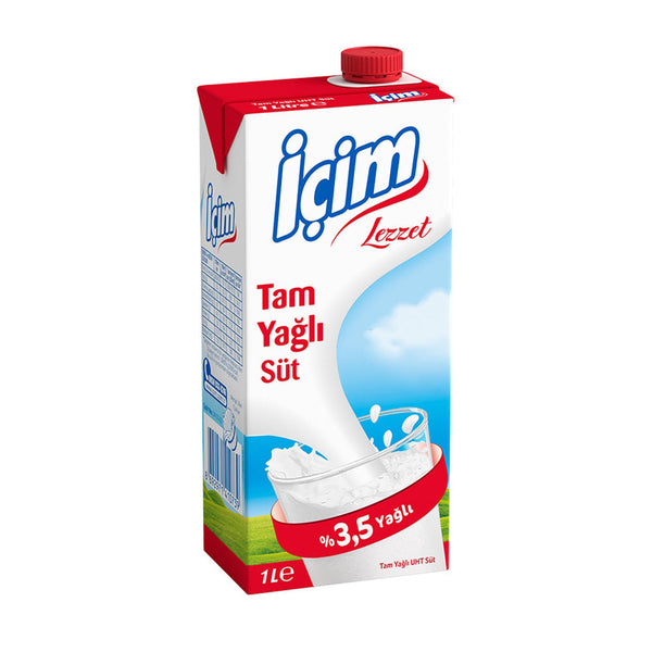 İçim Süt Lezzet 3,5 Tam Yağlı 1Ltx12