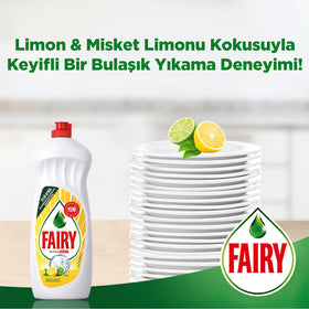 Fairy Sıvı Bulaşık Deterjanı 650 ml. Limon & Misket