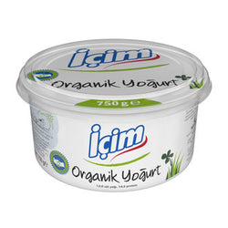 1 Adet İçim Organik Yoğurt 750Grx5