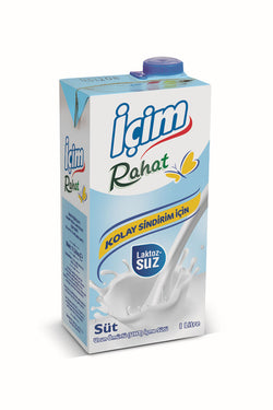 1 Adet İçim Rahat Laktozsuz Süt 1Lt X12